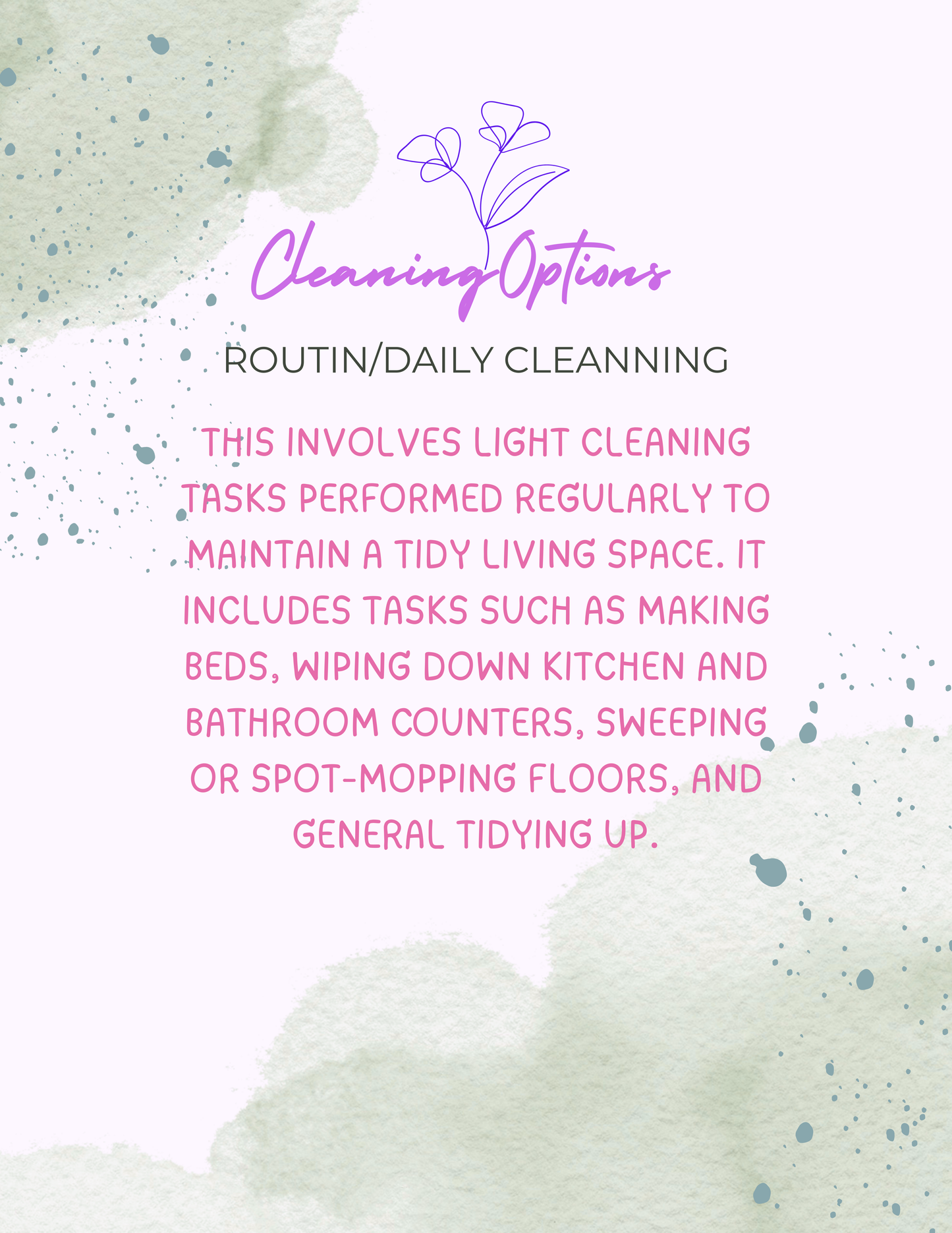 Housekeeping