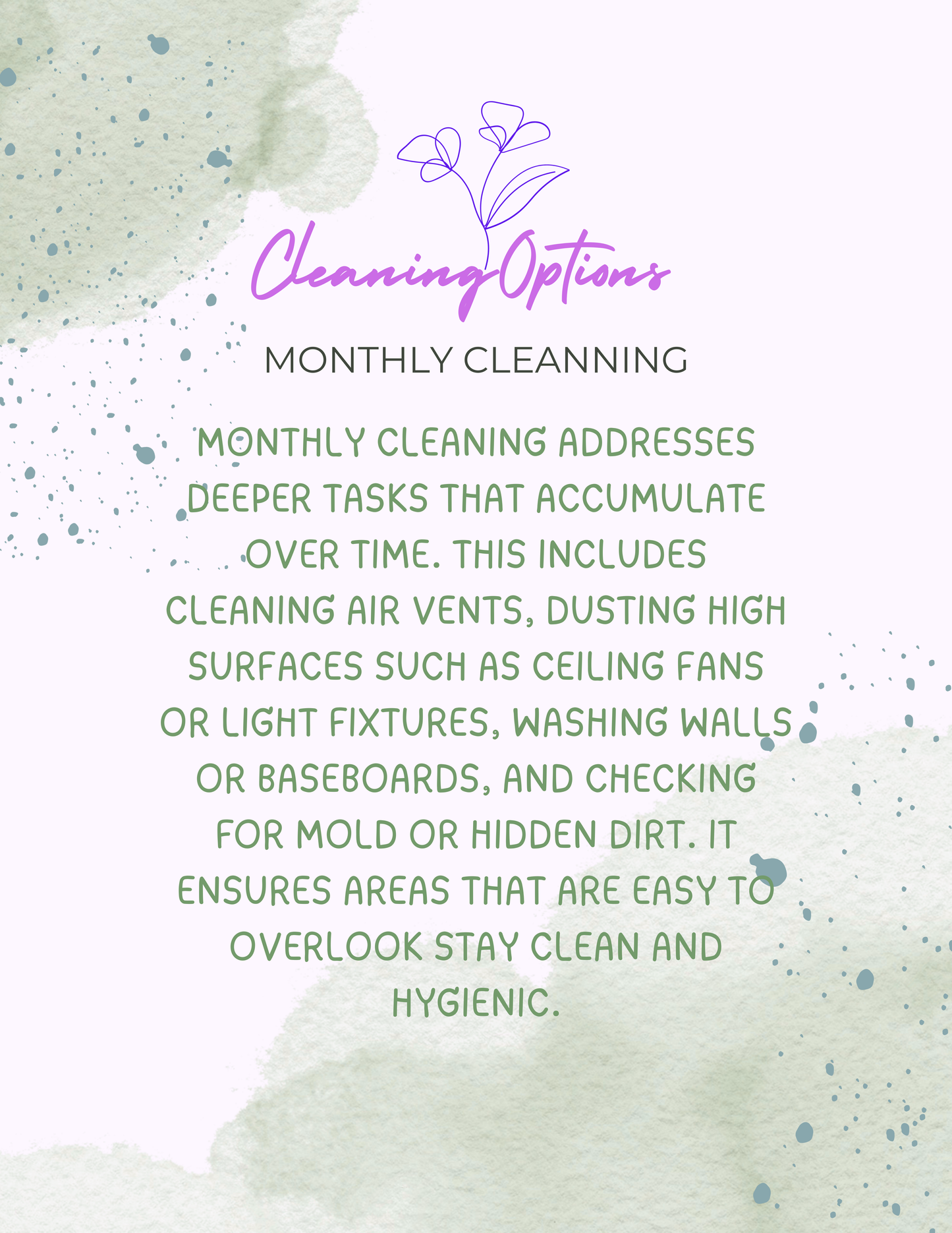 Housekeeping